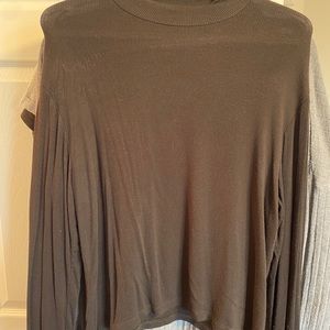 Brown long sleeve shirt